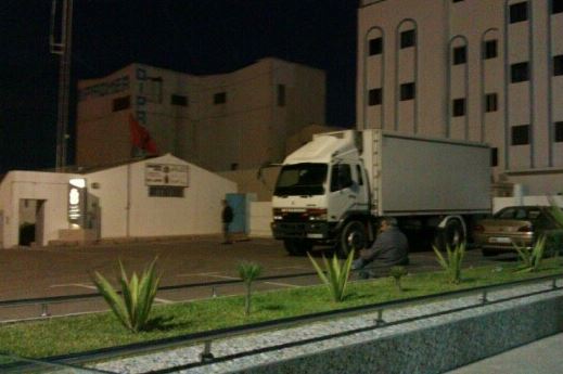 ضبط شاحنة محملة بسمك مشبوه الهوية