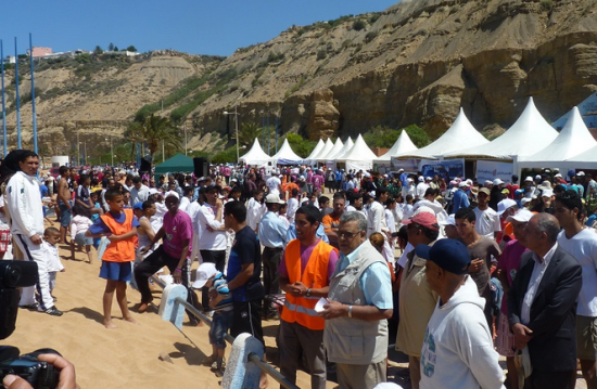 انطلاق حملة الشواطئ النظيفة بأسفي تحت شعار “ارفع صوتك ولا ترفع مستوى سطح البحر”””