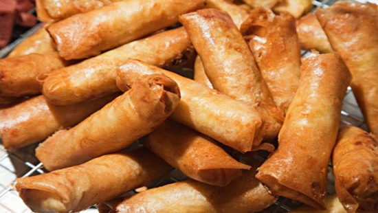 طريقة عمل بريوات بحشوة السمك الرائعة les nems aux poisson