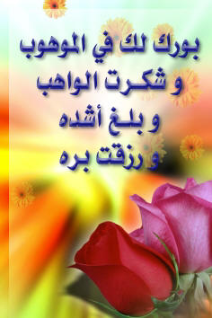 فرحة الحسن تطل على بيتن زميلنا حليم حاميد