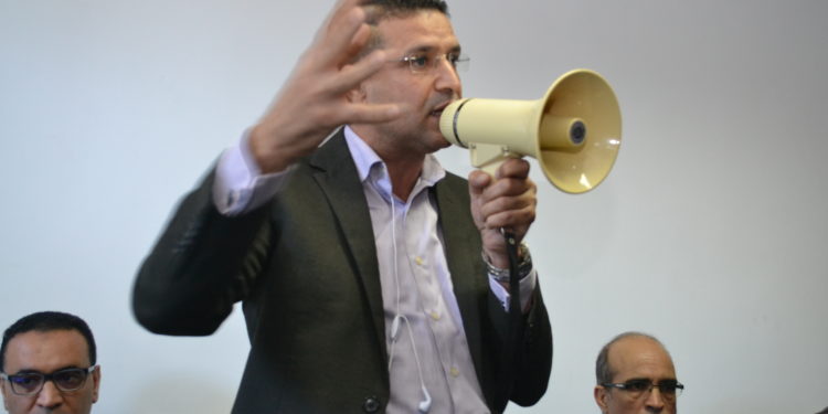 تصريح السيد عبدالله الياسمي على هامش الوقفة الإحتجاجية لموظفي قطاع الصيد البحري