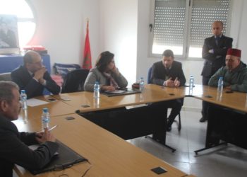 الكاتبة العامة لقطاع الصيد البحري تتفقد المواردها البشرية التابعة لها بطانطان
