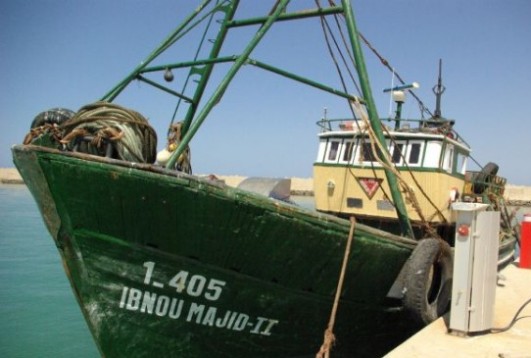 السعيدية:احتجاز باخرة خارج القانون براس الماء