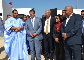 الداخلة: أخنوش يحل ضيفا على أكبر مستودع لتخزين المنتوجات البحرية.