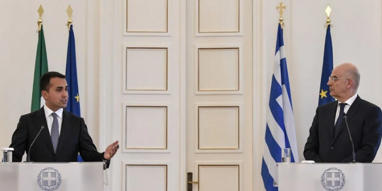 اتفاق إيطالي يوناني حول الحدود البحرية