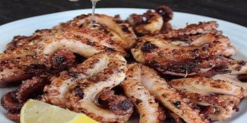 كيفية تحضير الأخطبوط المشوي