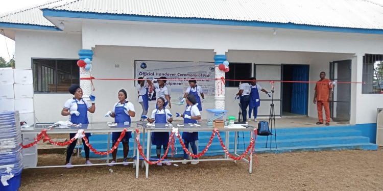 منظمة FAO تسلم الحكومة الليبيرية منشأة Fanti Town FTT-Fish لتثمين الأسماك