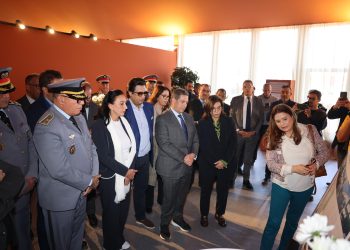 زكية الدريوش تتفقد تقدم أشغال معرض اليوتيس