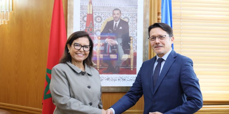 زكية الدريوش تستقبل ممثل الفاو الجديد بالمغرب