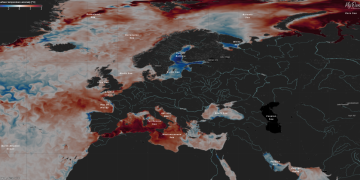 البحر الأبيض المتوسط يسجل أعلى درجة حرارة لسطح مياهه في يونيو 2025
