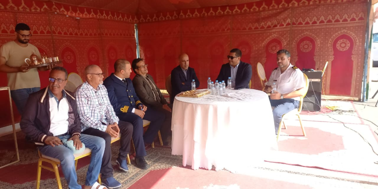 احتفالات مهنيي قطاع الصيد البحري بميناء اسفي بالقرار الاممي الجديد الذي يتزامن و الذكرى الخمسين للمسيرة الخضراء في أجواء وطنية عالية