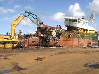 مقبرة السفن