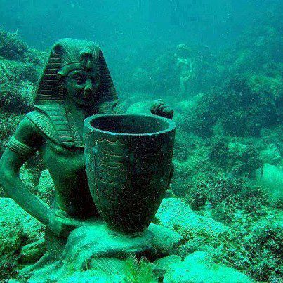 مدينة هيراكليون الغارقة توأم اطلانتس