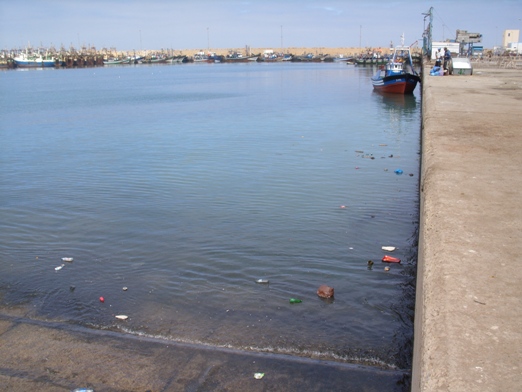 اسطول الصيد الساحلي من صنف السردين يهاجر ميناء طانطان الى موعد غير معلوم