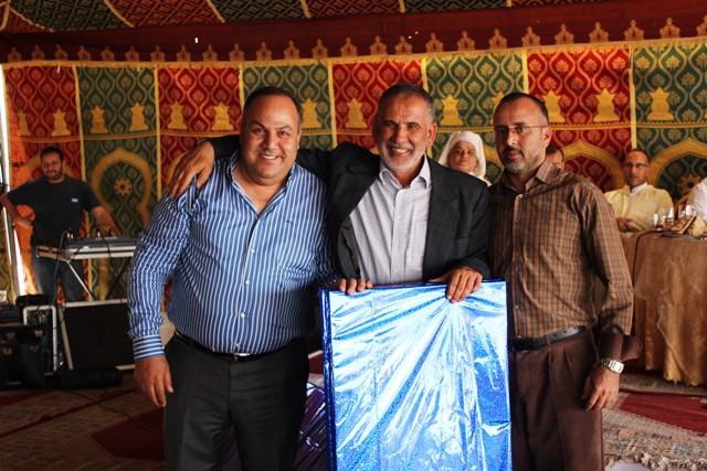 حفل تكريم السيد ادريس الحرواق على قناة المغرب الأزرق