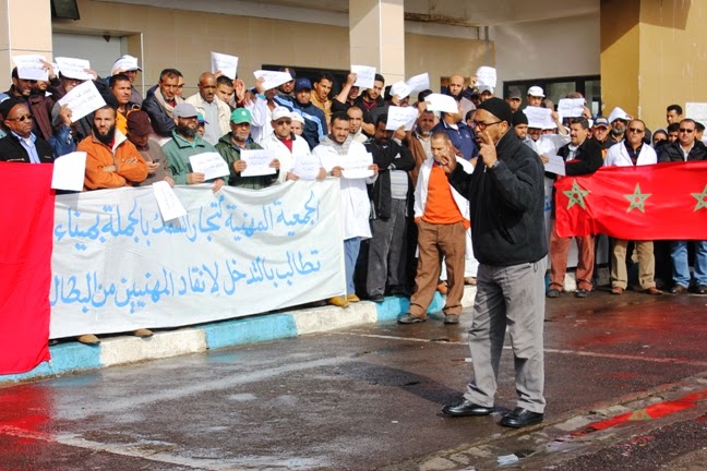 غضب و استياء ضد سياسة وزراة الصيد البحري عنوان لقاء مهنيي تجارة السمك بأكادير