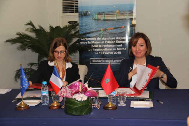 حفل إطلاق توأمة تعزيز تربية الأحياء المائية في المغرب