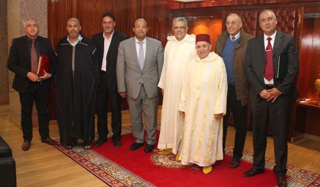 الوالي عامل اقليم اسفي يستقبل رئيس وفد الكنفدرالية الوطنية للصيد الساحلي بالمغرب