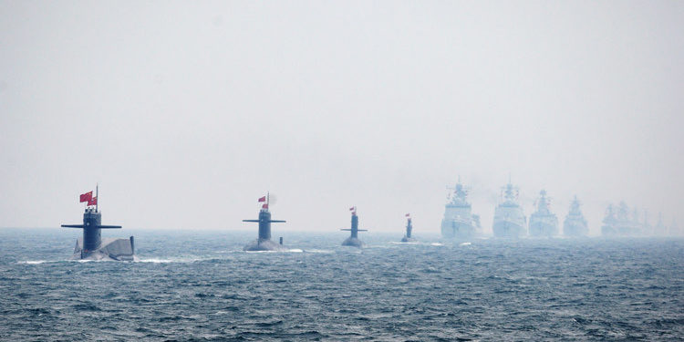 الصين تستعرض قوة أسطولها للولايات المتحدة