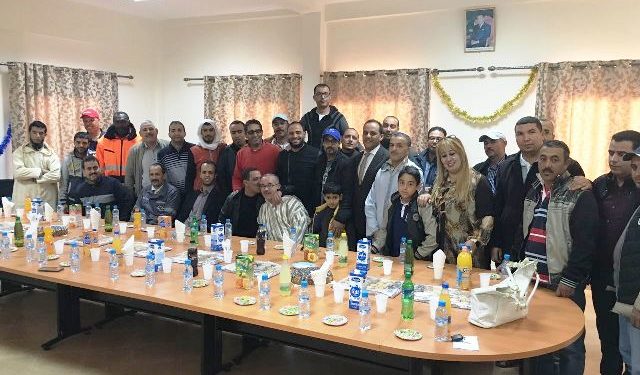 بعد طول مشوار من البدل و العطاء ،ميناء سيدي افني يحتفي بلحسن أجانا