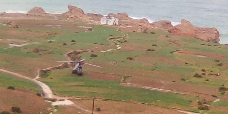 الناظور: عطب تقني سبب الهبوط الإضطراري للمروحية العسكرية الإسبانية
