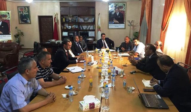 رئيس جهة كلميم وادنون يستقبل اسيانوبول طانطان