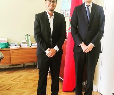إستقبال رئيس نادي أكادير للدراجات المائية الجيت سكي من طرف سفير المغرب بالنمسا