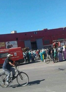 حالات اغماء بسبب حريق بوحدة لصناعة المصبرات السمكية بالصويرة
