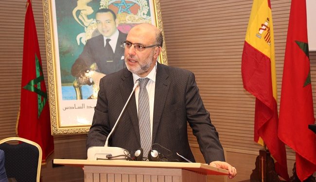 يوسف بنجلون يهني سيدي المختار الجماني رئيس غرفة الصيد البحري بالداخلة