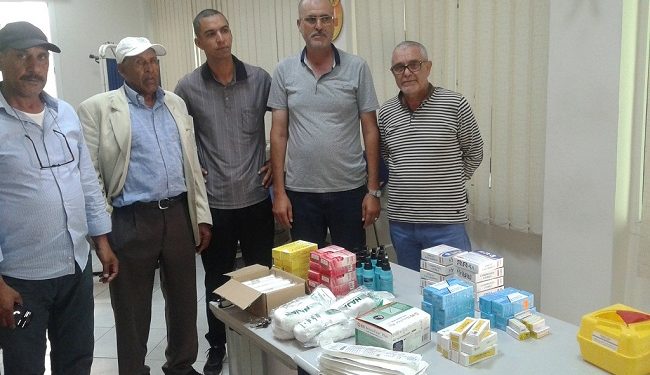 الوحدة الصحية بميناء أسفي تتسلم دعما من مهنيي الصيد البحري