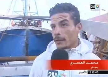 عاصفة قوية من الرياح تمنع الابحار بميناء طنجة