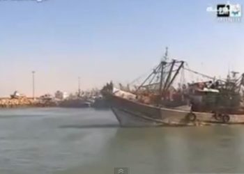 حادث اصطدام سفينتين بالداخلة
