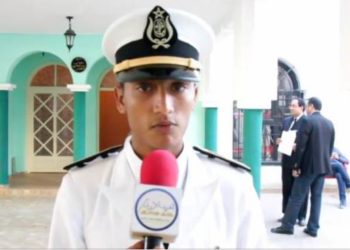 طلبة معهد التكوين البحري بالعرائش في اليوم البحري بطنجة