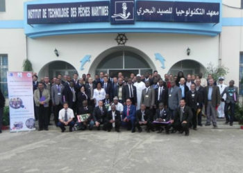 زيارة الوفد الفرنسي لمعهد تكنولوجيا الصيد البحري بالعرائش