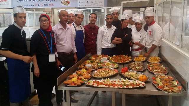 أجواء حماسية بمسابقة طبخ الأسماك بورزازات