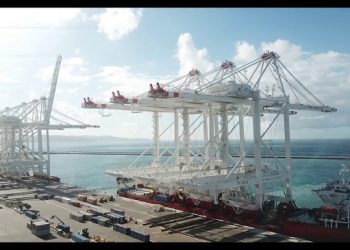 Final 3 Ship-to-Shore cranes arrive at APM Terminals MedPort Tangier