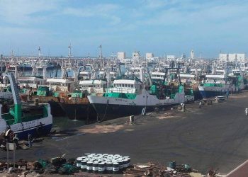 أومنيوم تغربل اطقمها البحرية بعد الانزال الجماعي، للالتحاق بالاسطول الوطني للصيد في أعالي البحار.