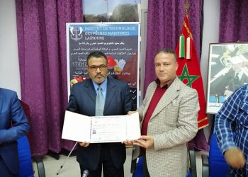 مفوضية الأمم المتحدة للإعلام بالشرق الأوسط تكرم مدير معهد التكنولوجيا للصيد البحري بالعيون