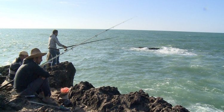 عشاق الصيد بالقصبة  بآسفي يتحدون كورونا.