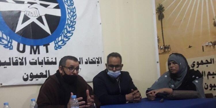 الاتحاد الجهوي لنقابات الاقاليم الصحراوية بالعيون يهدد بالتصعيد ضد استهداف مناضليه بقطاع الصيد البحري