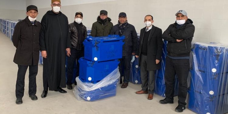 الدائرة البحرية للدارالبيضاء تتسلم حصتها من الصناديق العازلة للحرارة