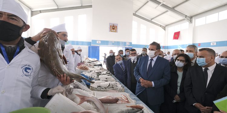 عزيز أخنوش يدشن سوق السمك بأقليم شفشاون