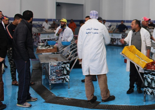 رغم حجم ارتفاع المفرغات ، المضاربة تلهب أسعار السمك بآسفي