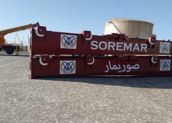 أكادير: صوريمار تعزز وسائلها اللوجيستية في الصناعات البحرية بأكبر رافعة للسفن .