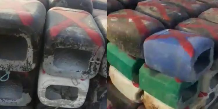 كارثة بيئية:البراميل البلاستيكية تعوض الغراريف في صيد الاخطبوط بجهة وادي النهب.