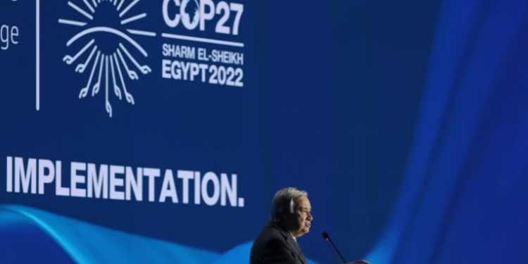 قمة “كوب 27”.. غوتيريش يحذر البشرية من “انتحار جماعي”