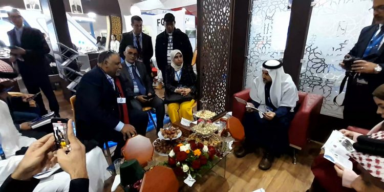 اليوتيس:رئيس جامعة غرف الصيد يستقبل وزير البيئة و الزراعة و المياه السعودي