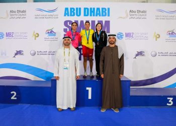 أبوظبي للرياضات المائية يتسيد نتائج بطولة دولية في السباحة بحصاد 45 ميدالية