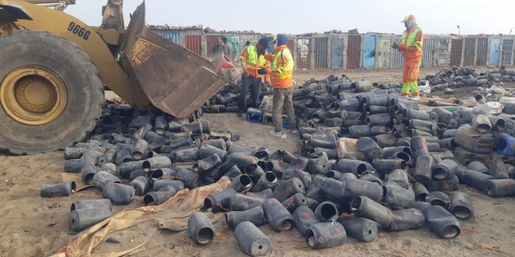 الداخلة: مصالح مراقبة أنشطة الصيد تشن حملة تطهيرية ضد استعمال “الغراف”