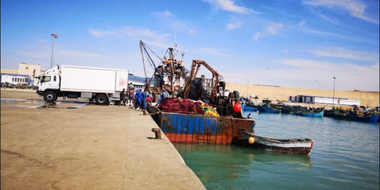 ميناء بوجدور يعود الى الواجهة، و مطالب مهنية بفض الاحتكار